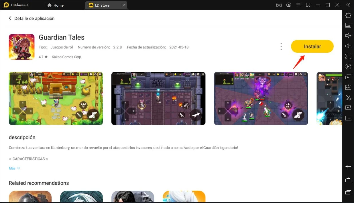 ¿Cómo descargar y jugar Guardian Tales en PC?