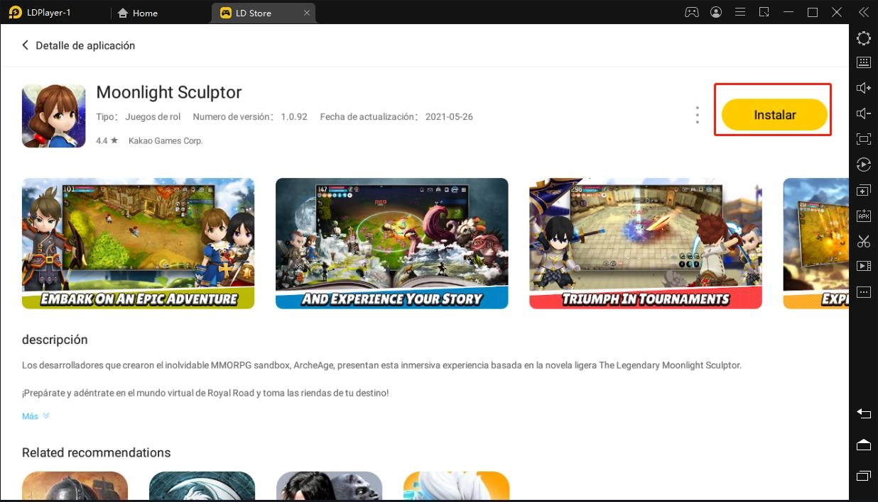 ¿Cómo descargar y jugar Moonlight Sculptor en PC?