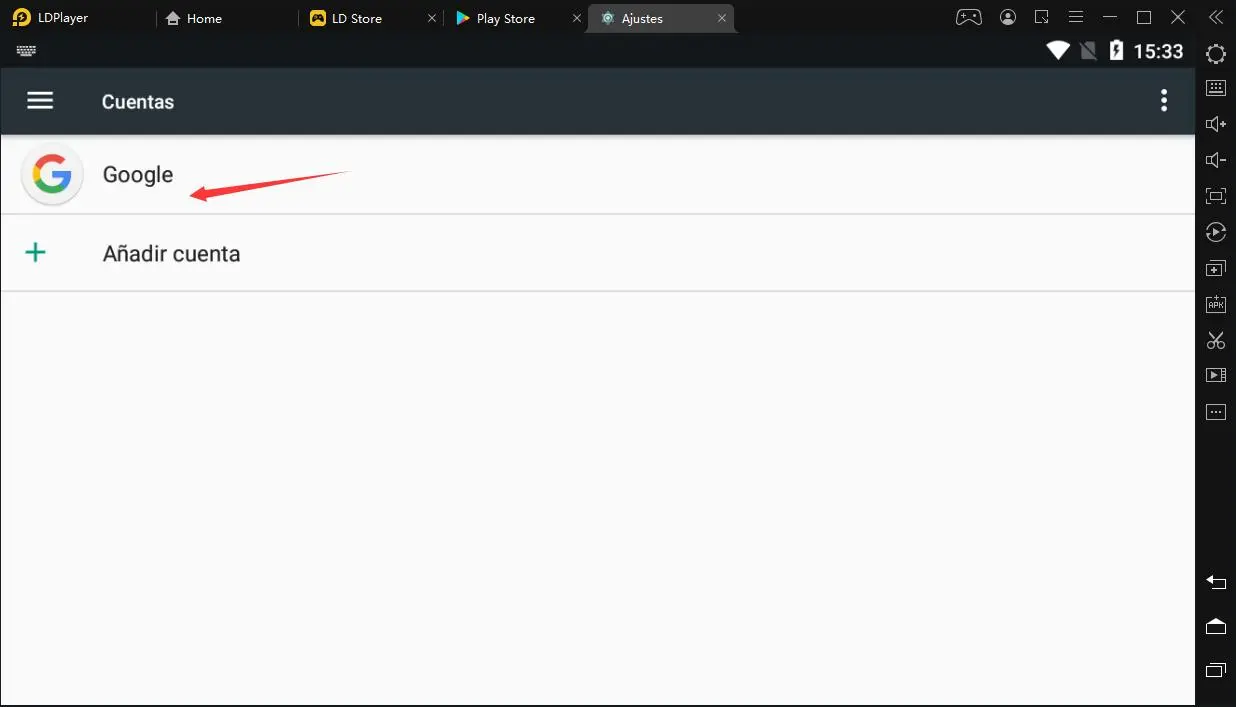 ¿Cómo salir de mi cuenta de Google en LDPlayer?