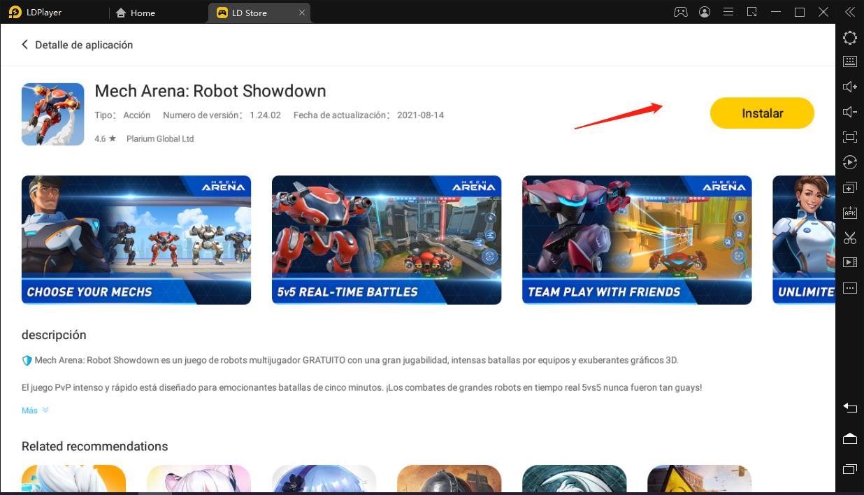 Nuevo juego de Robots - Cómo descargar Mech Arena: Robot Showdown en PC 2021