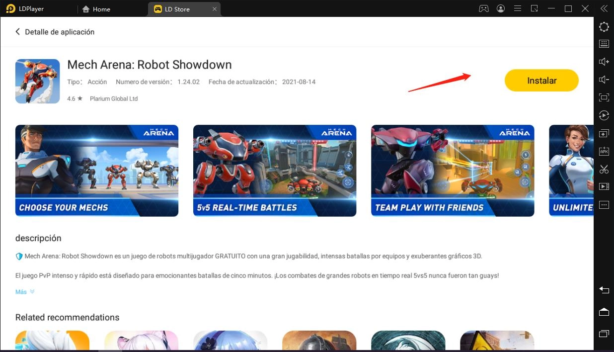 Nuevo juego de Robots - Cómo descargar Mech Arena: Robot Showdown en PC 2021