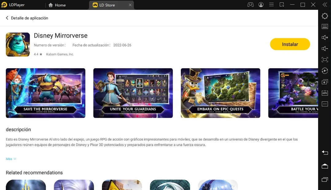 ¿Cómo descargar y jugar Disney Mirrorverse en PC (Windows)?