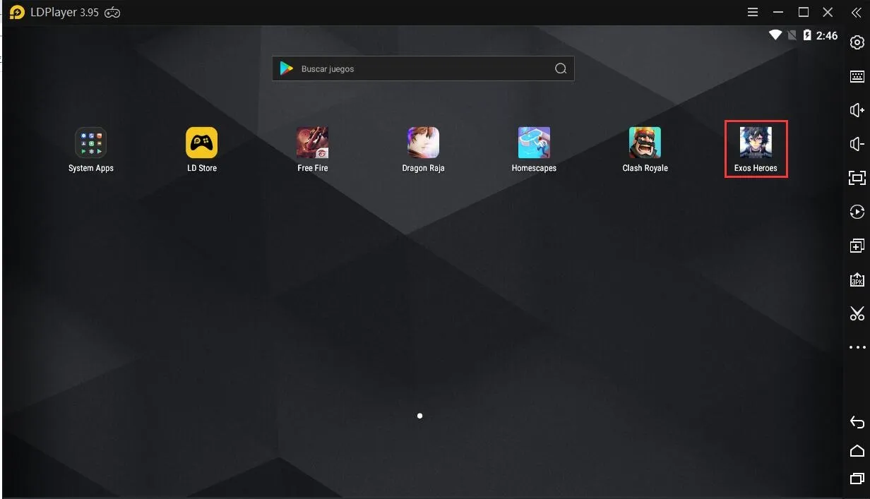 Emulador de Android gratis para jugar Exos Heroes en PC