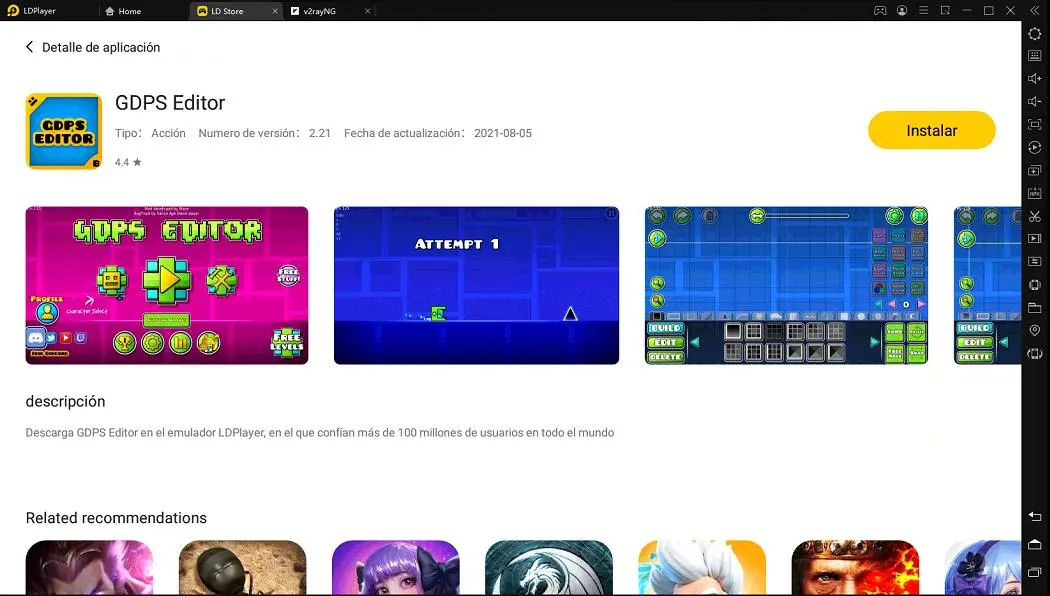 Geometry Dash 2.2 - Tutorial para jugar GDPS Editor en PC