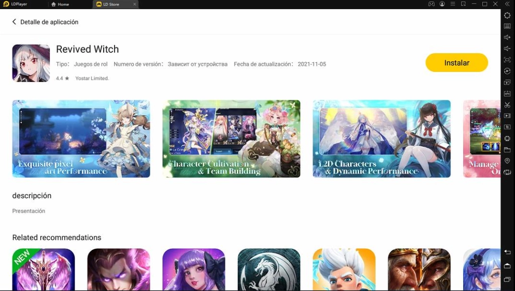 ¿Cómo descargar y jugar Revived Witch en PC con solo 4 pasos? 