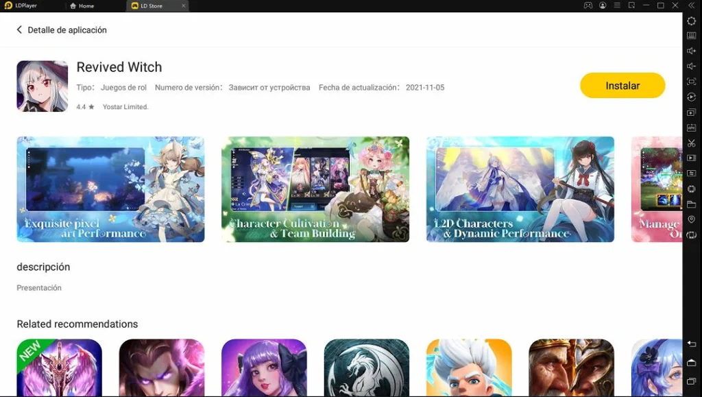 ¿Cómo descargar y jugar Revived Witch en PC con solo 4 pasos?