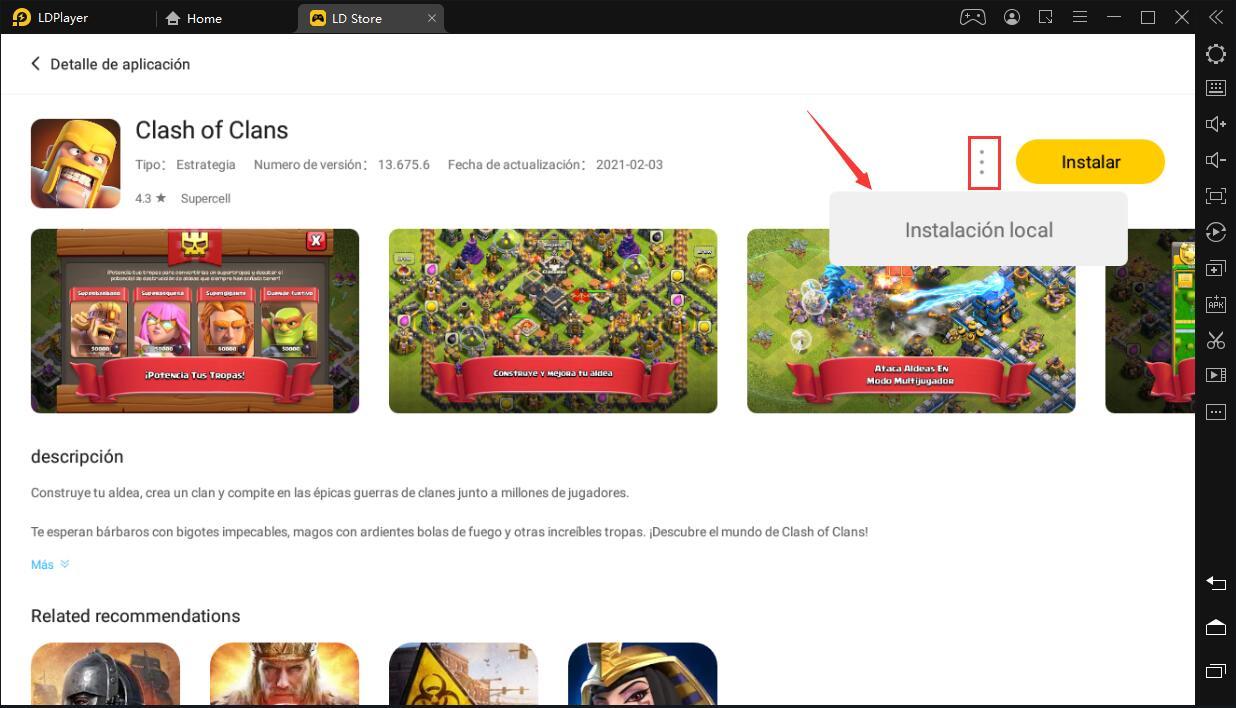 ¿Cómo instalar o extraer un archivo de APK en LDPlayer?