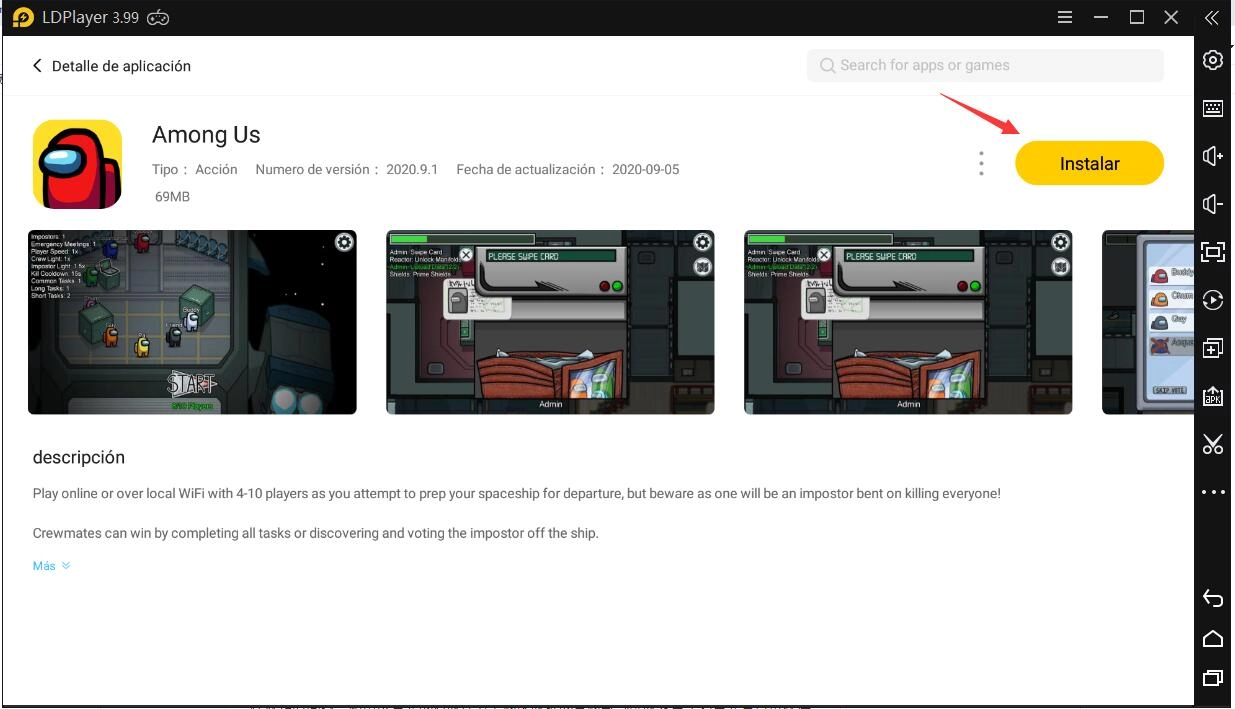 Guía de principiantes para jugar Among Us en LDPlayer