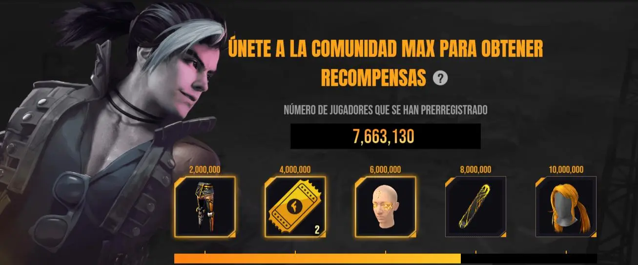 Free Fire Max en preinscripción con recompensas especiales