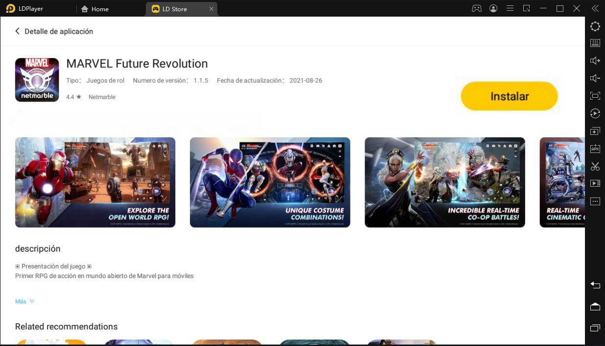 Tutorial | ¿Cómo descargar y jugar MARVEL Future Revolution en PC?