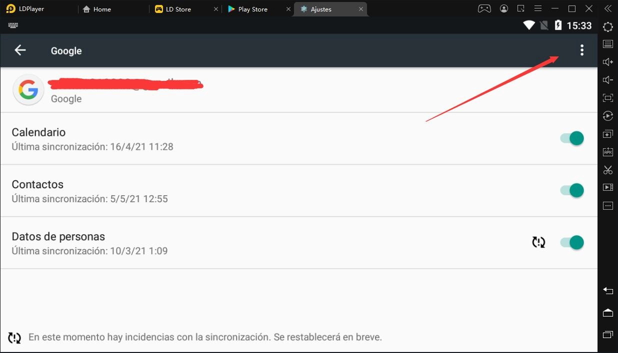 ¿Cómo salir de mi cuenta de Google en LDPlayer?