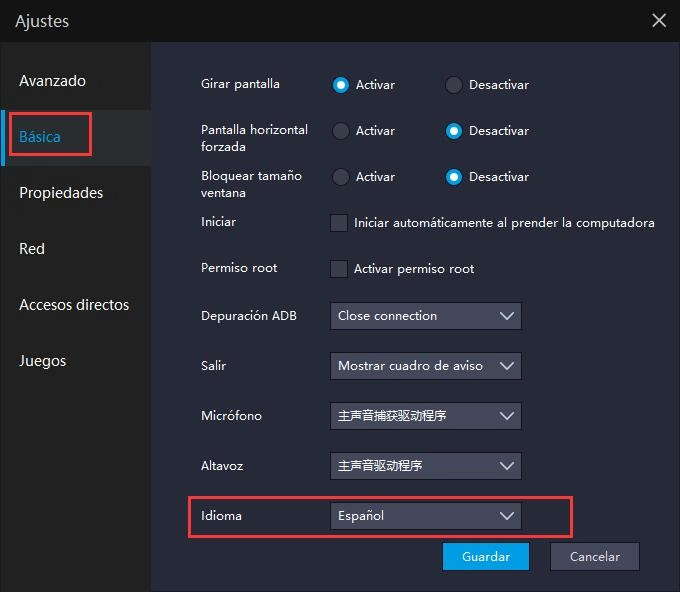 ¿Cómo cambiar el idioma en LDPlayer?