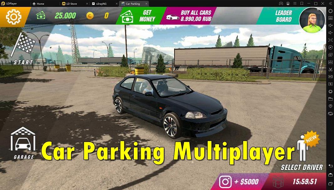 Solo 4 pasos para jugar Car parking multiplayer en PC