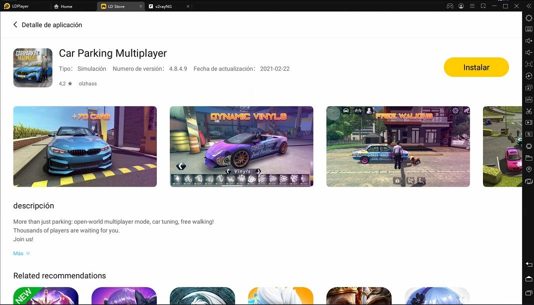 Solo 4 pasos para jugar Car parking multiplayer en PC