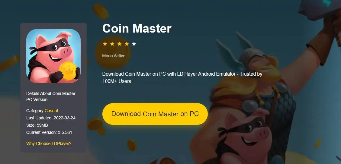 Coin Master Spins et pièces gratuits Juin 2022