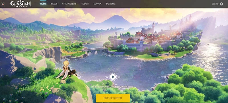 Site Officile de Mihoyo