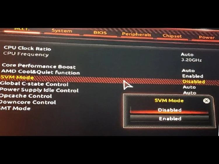 GIGABYTE Comment activer VT