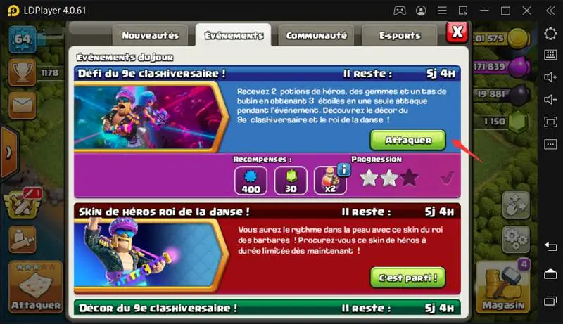 COC 9e Anniversaire