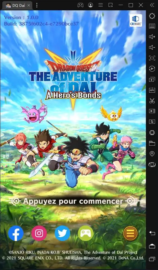 Jouer à DRAGON QUEST The Adventure of Dai : A Hero’s Bonds sur PC