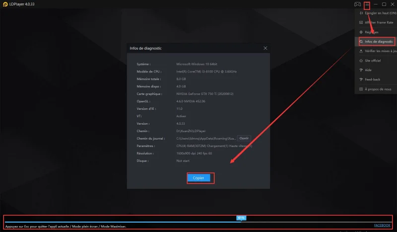 Info de diagno