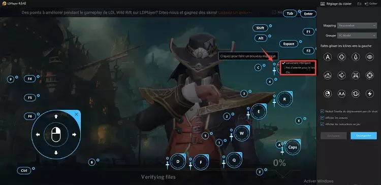 3 Modes Lancement des Compétences