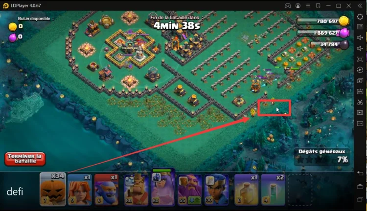 Comment réussir le défi du cimetière aux citrouilles Clans of Clans