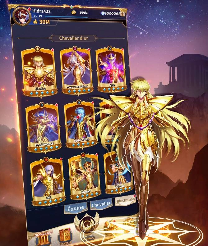 Saint Seiya : Legend of Justice – La tier list