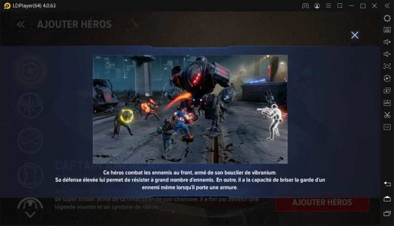 Captain America dans Marvel Future Revolution