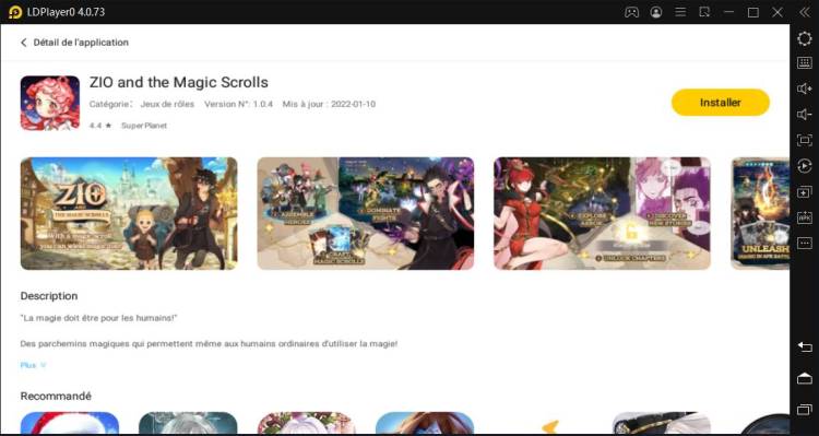 Comment télécharger et jouer à Zio and the magic scrolls sur PC