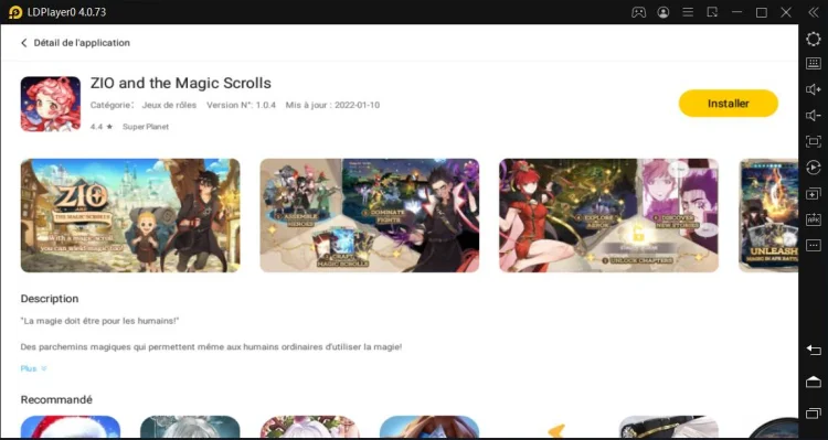 Comment télécharger et jouer à Zio and the magic scrolls sur PC
