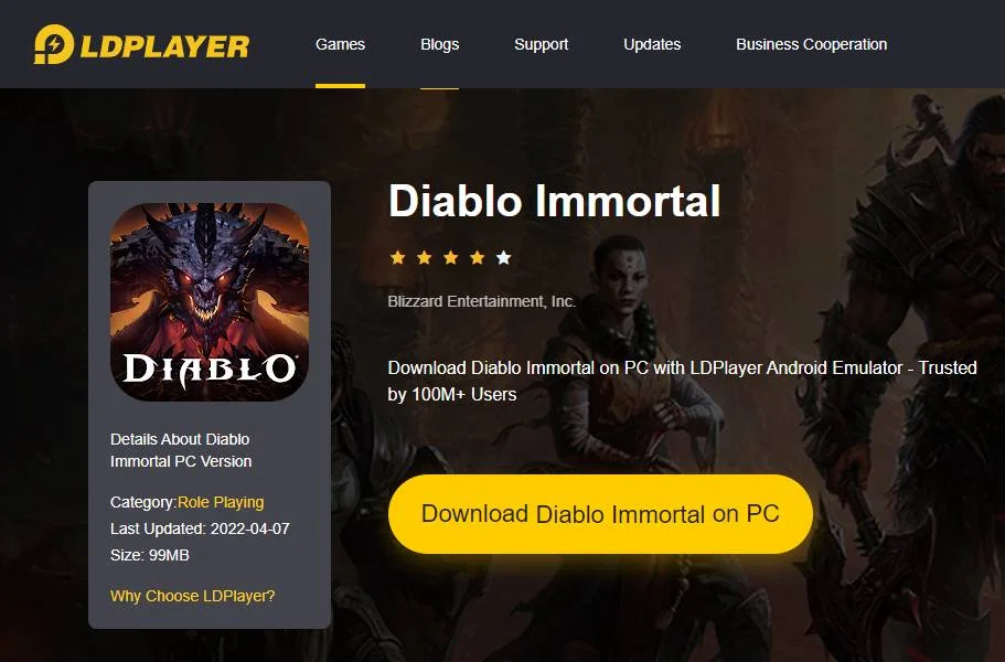 Diablo Immortal&nbsp;: La Tier-Liste des différents classes