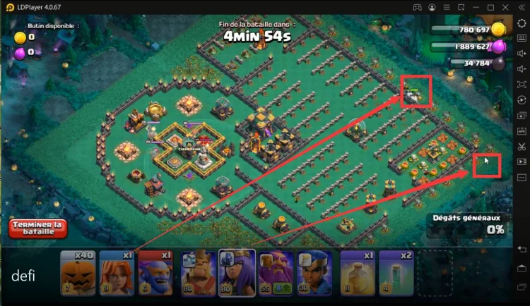 Comment réussir le défi du cimetière aux citrouilles Clans of Clans