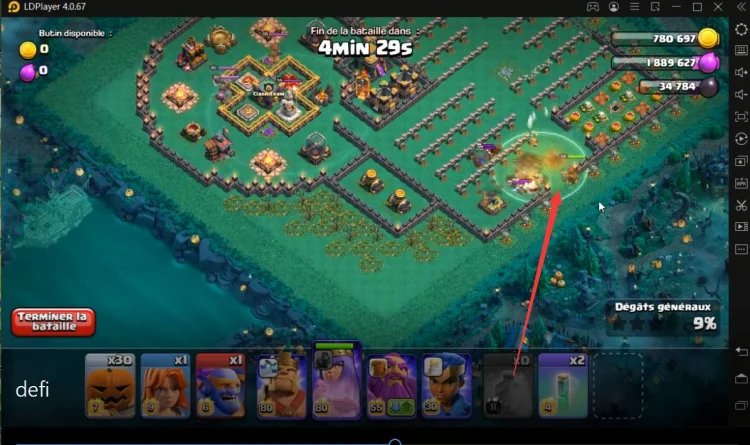 Comment réussir le défi du cimetière aux citrouilles Clans of Clans
