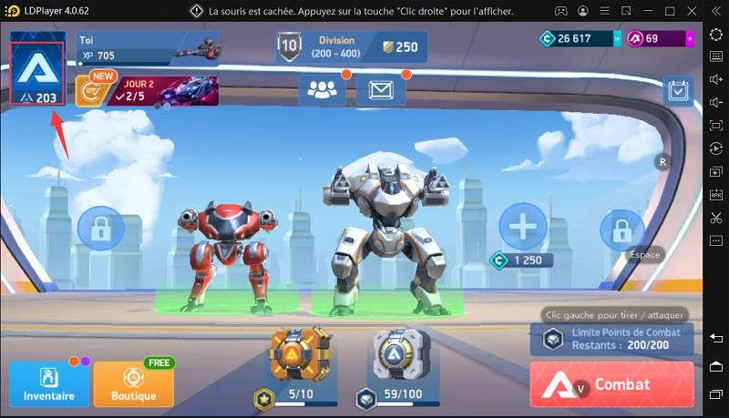 Jouer au jeu avec 120 FPS