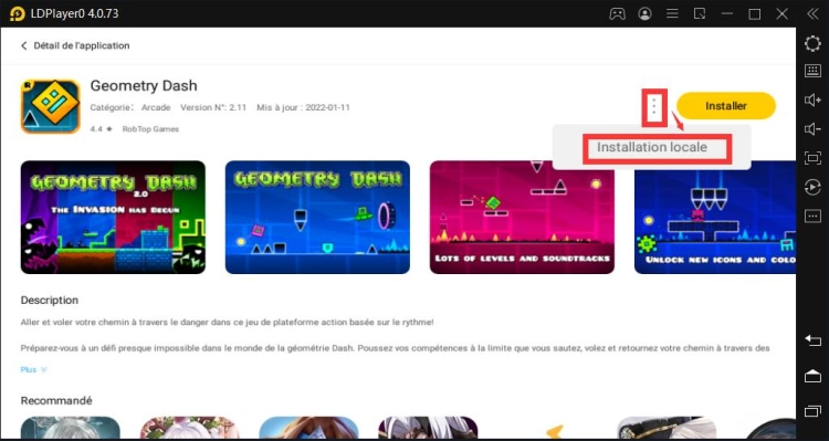 Télécharger et jouer à Geometry Dash sur PC