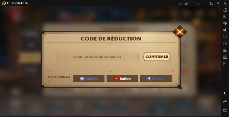 Code pour le jeu ACE