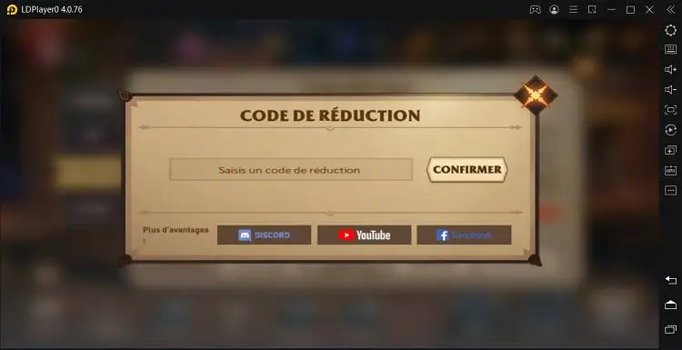 Code pour le jeu ACE