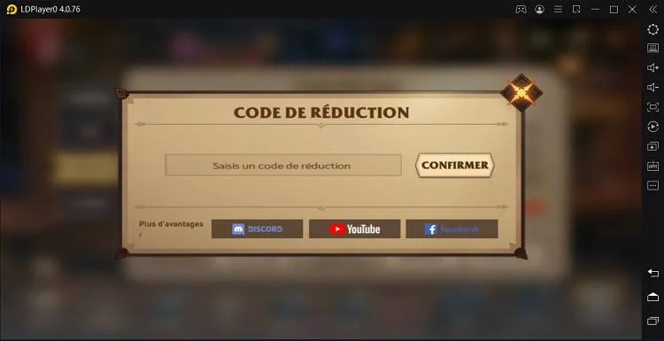 Code pour le jeu ACE
