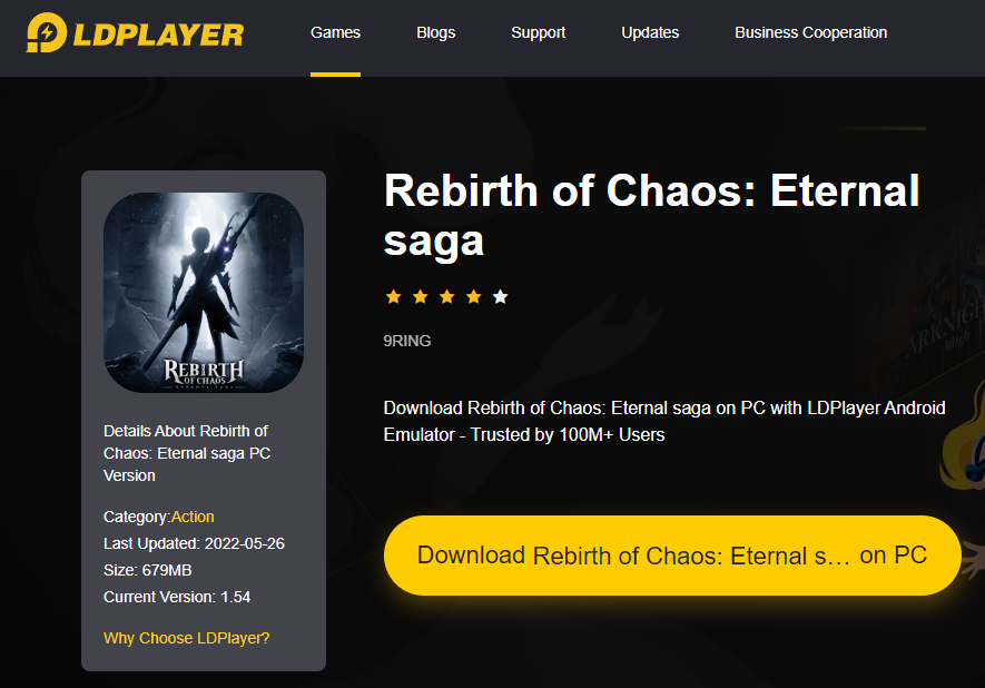 Rebirth of Chaos - Eternal Saga : Guide du débutant 