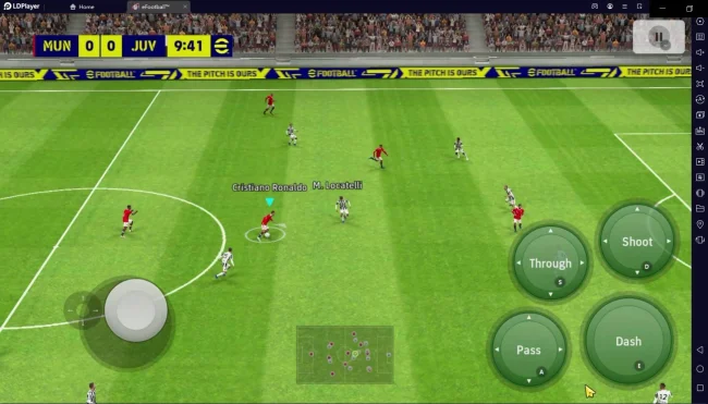main efootball 2022 di pc emulator ldplayer 9