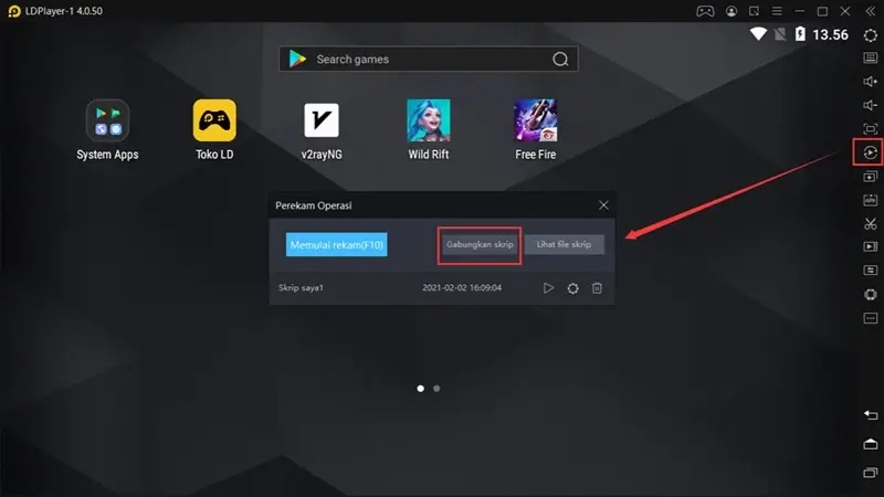Operasi yang dapat dilakukan dengan menggabungkan skrip | Tips pengaturan
