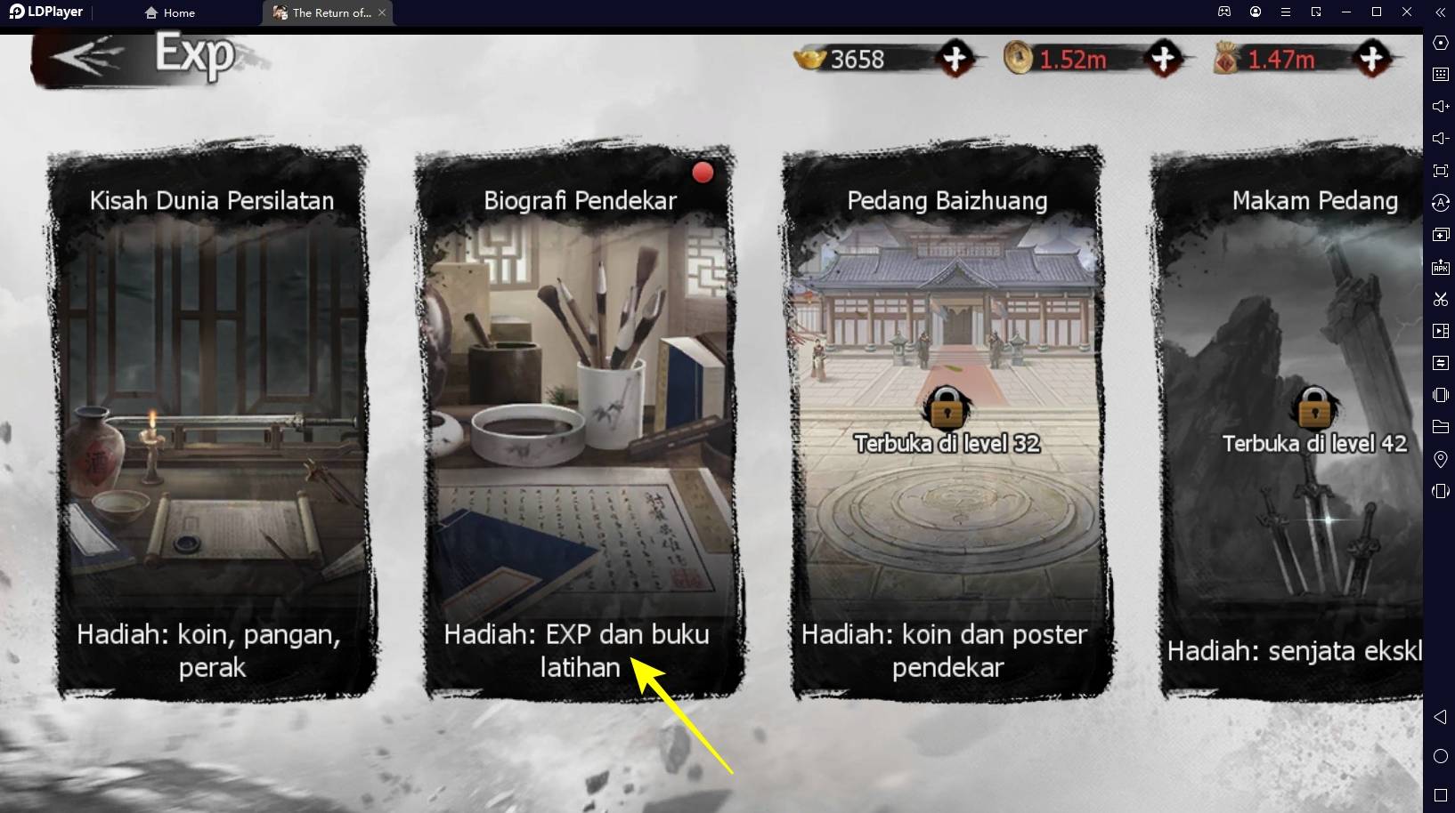 Panduan Advanced RPG The Return of Condor Heroes, Bisa AFK Juga!