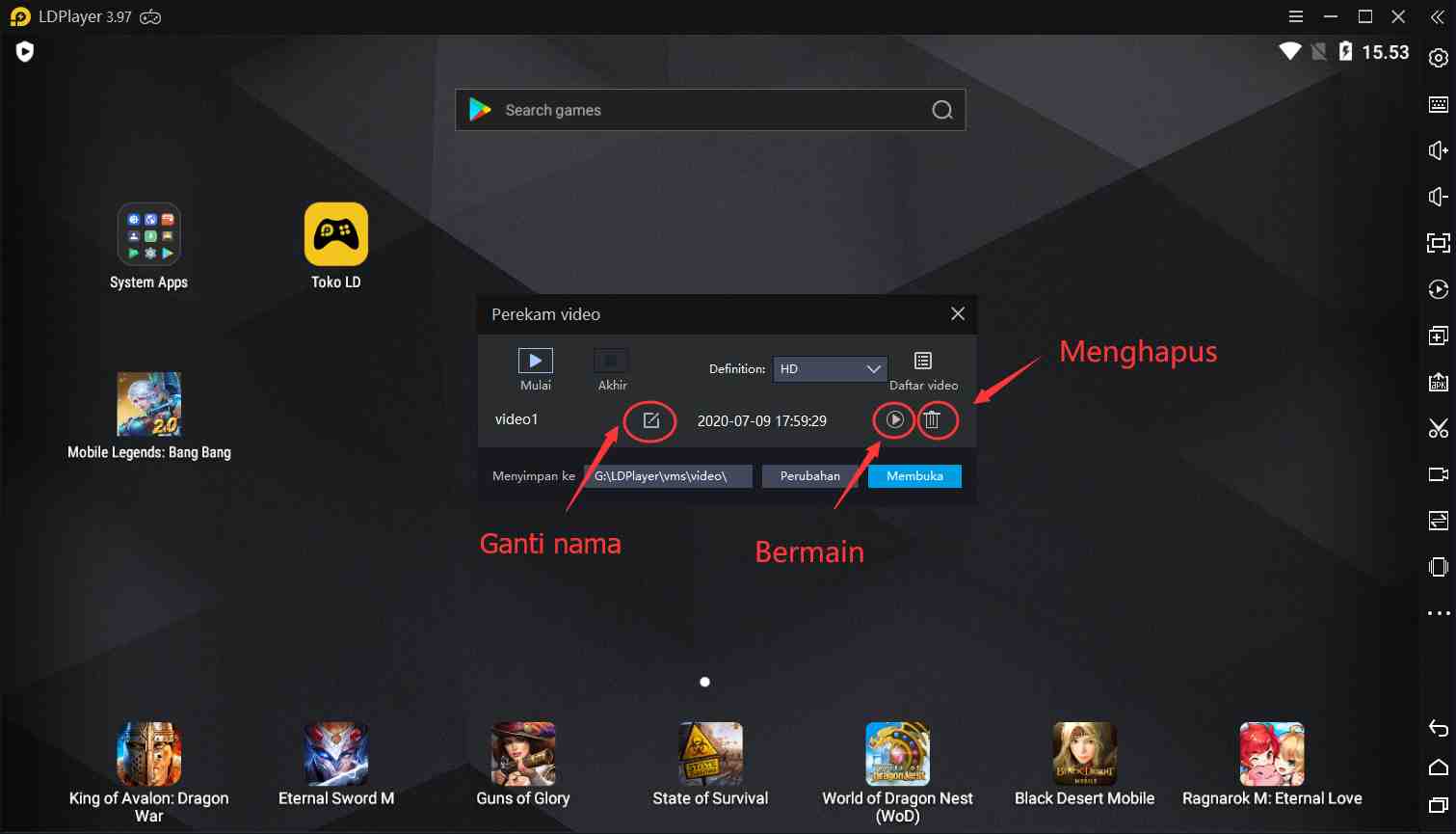 Panduan Pengguna - Cara Menggunakan Perekam Video