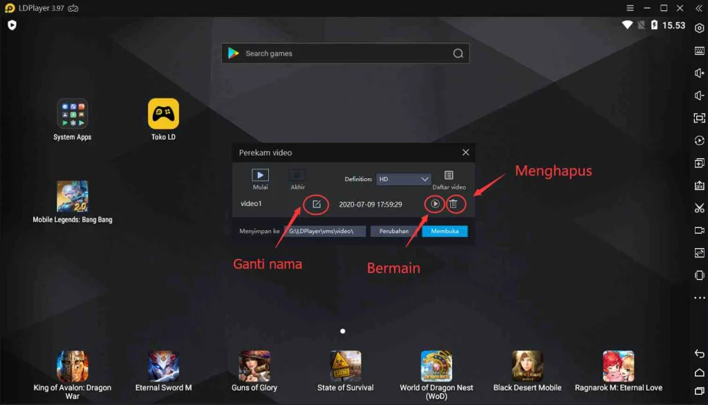 Panduan Pengguna - Cara Menggunakan Perekam Video