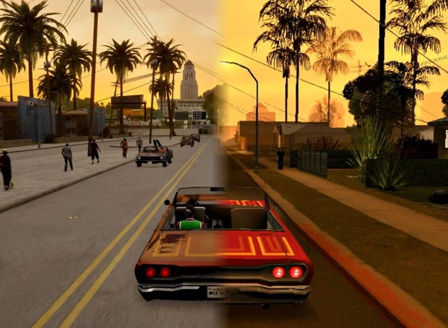 Perbandingan kendaraan di GTA Trilogy
