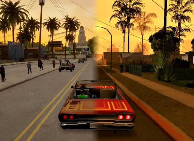 Perbandingan kendaraan di GTA Trilogy