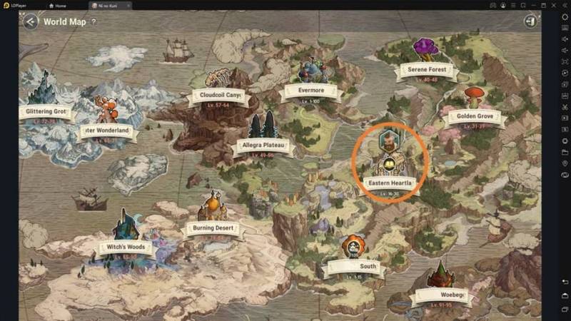 map ni no kuni cross worlds main pc