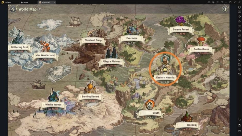 map ni no kuni cross worlds main pc