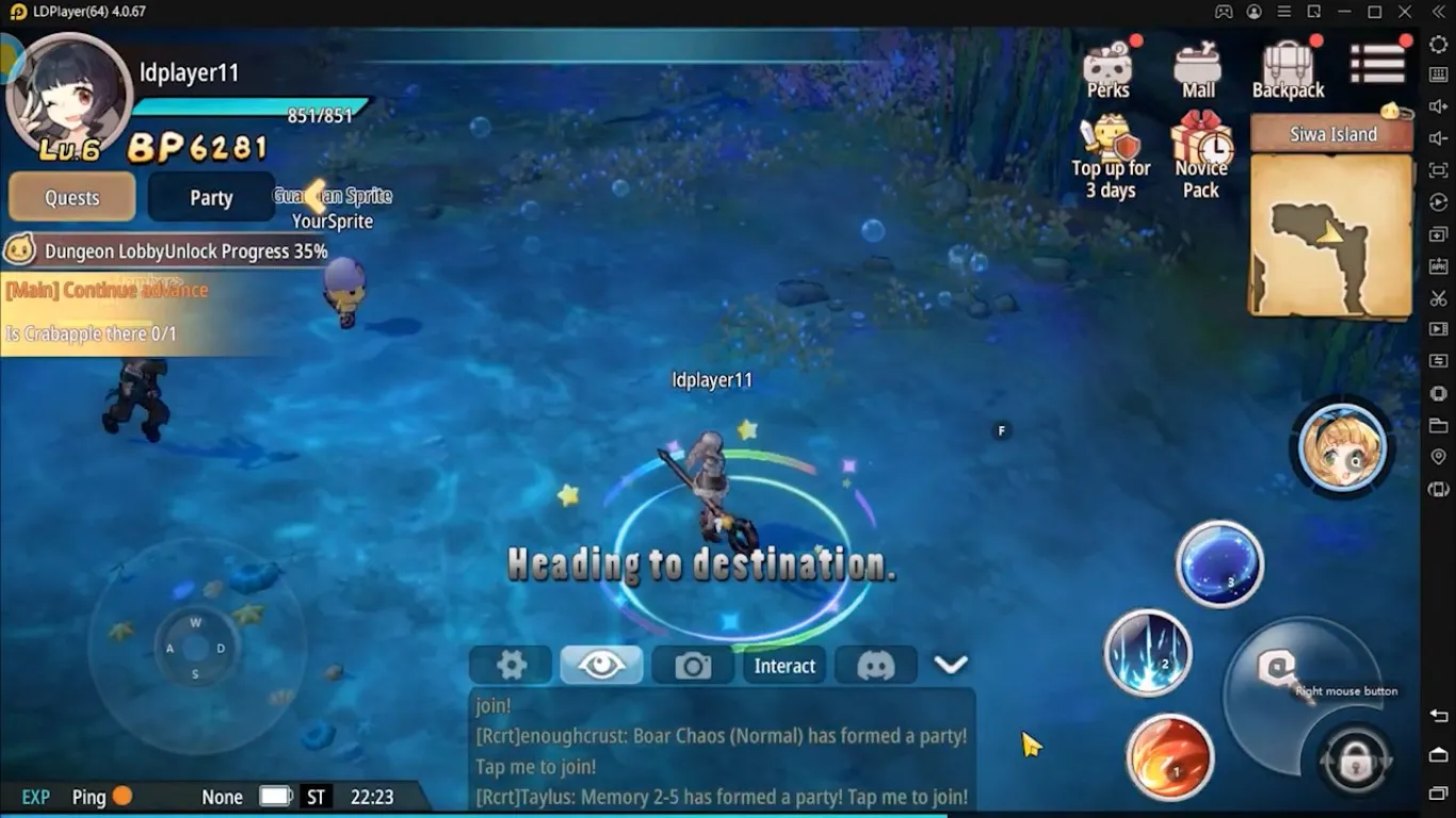 main game android sprite fantasia di pc emulator ldplayer