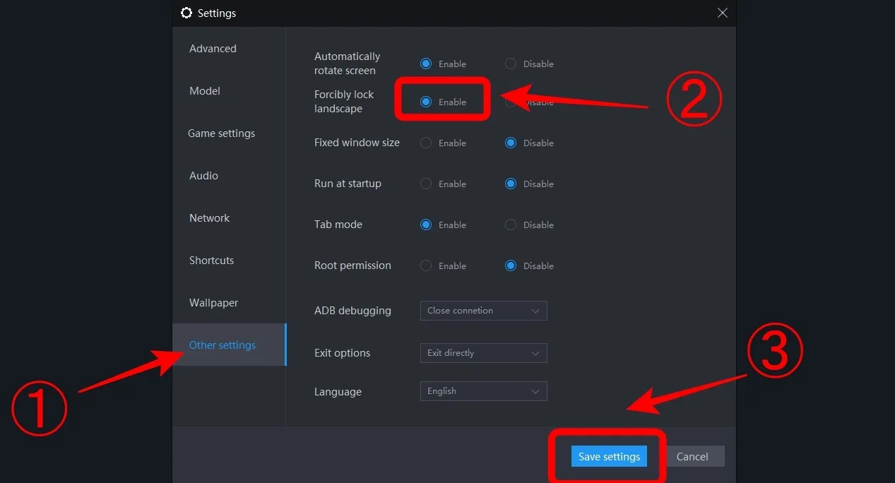 cara setting layar penuh di emulator ldplayer